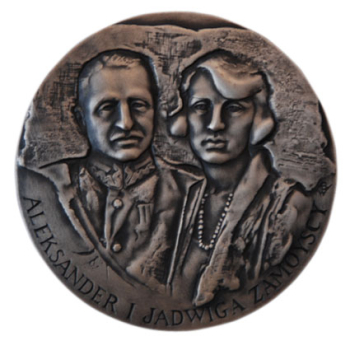Medal srebrzony 60 - lecie Muzeum Zamoyskich w Kozłówce